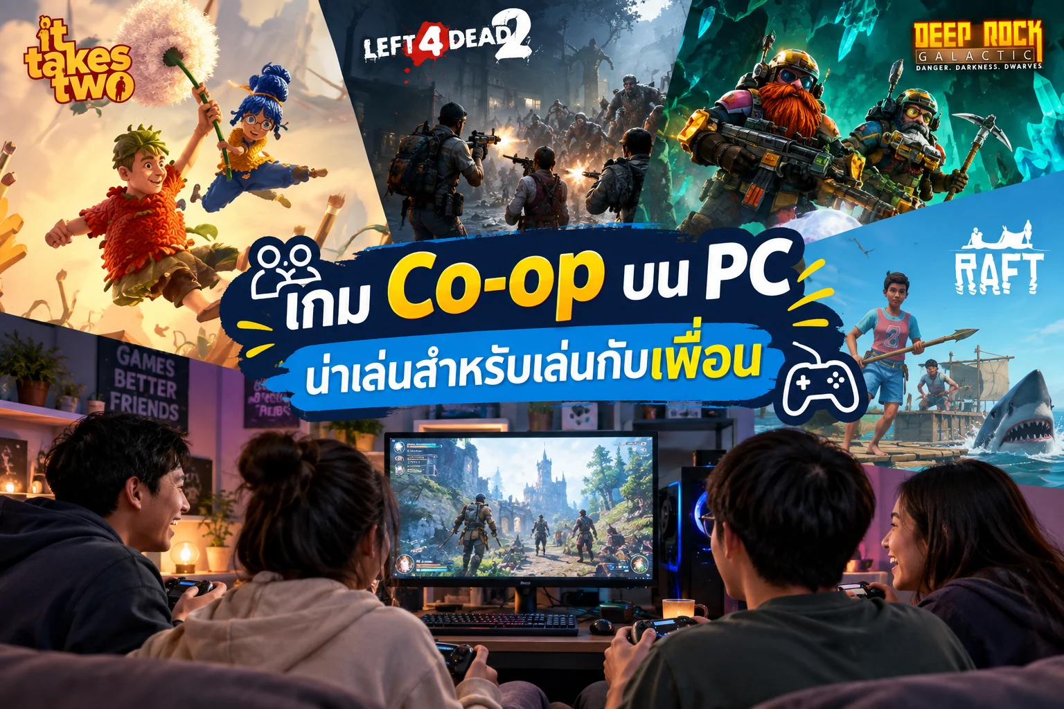 เกม Co-op บน PC น่าเล่น สำหรับเล่นกับเพื่อน