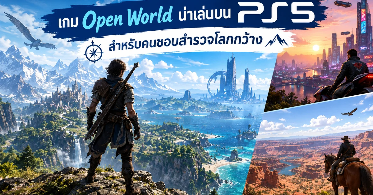 เกม Open World น่าเล่นบน PS5 สำหรับคนชอบสำรวจโลกกว้าง